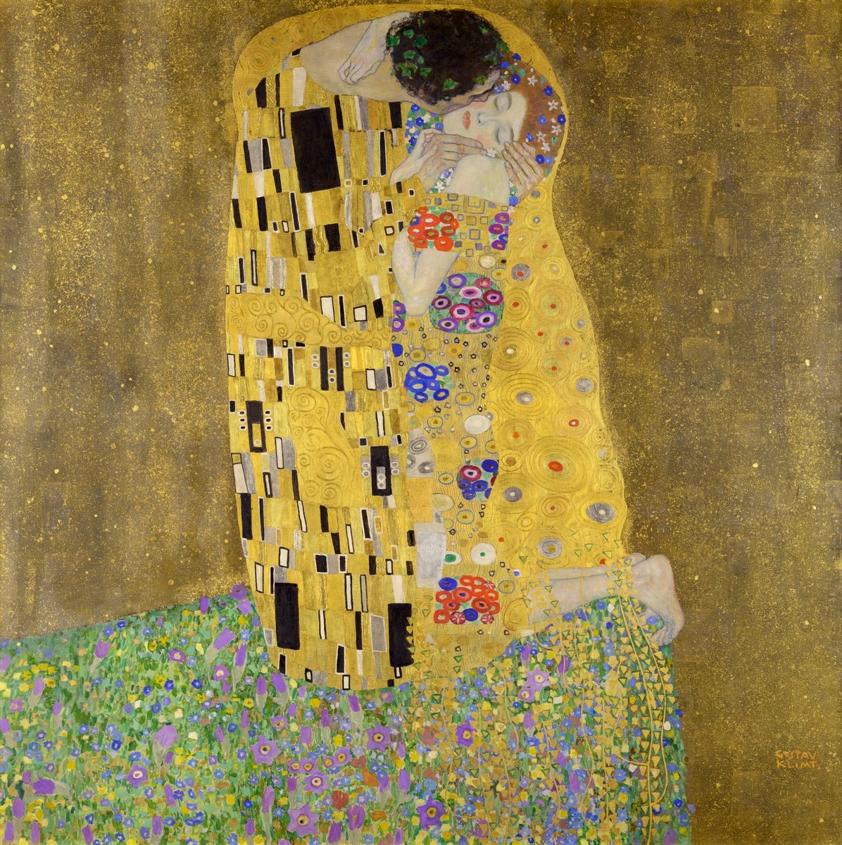 En donde comprar arte Ideas originales para regalar Reproducción de El Beso de Gustav Klimt - Lienzos Famosos