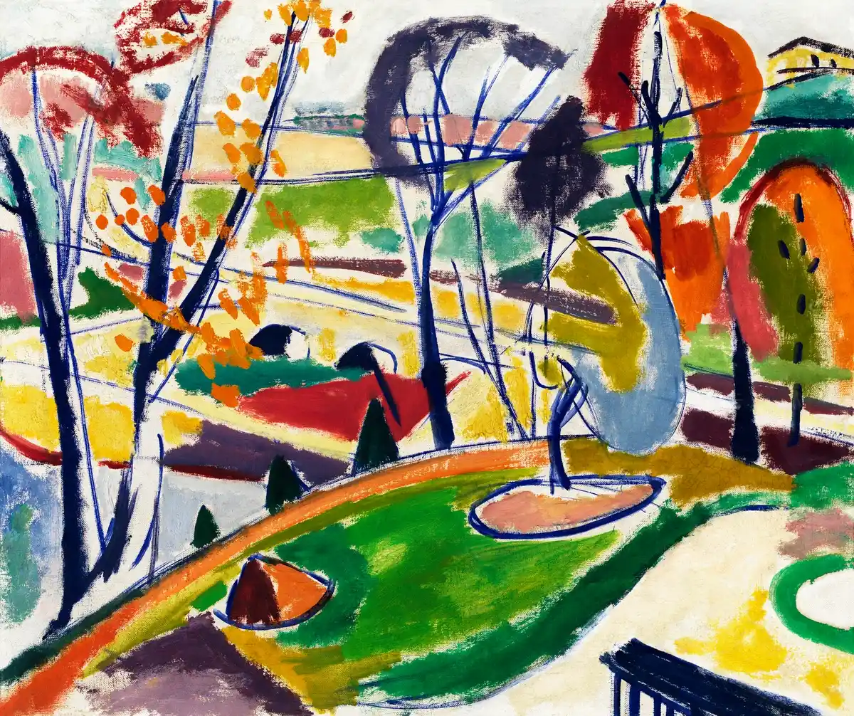 En comprar replicas de cuadros famosos Decoracion plana (1915), pintura en alta resolución de Henry Lyman Sayen